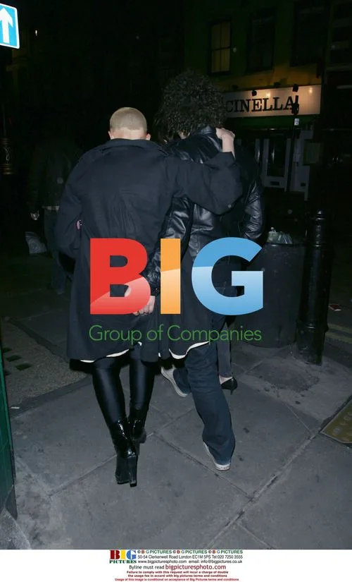 Gail Porter Leaving Groucho's in Soho, London
