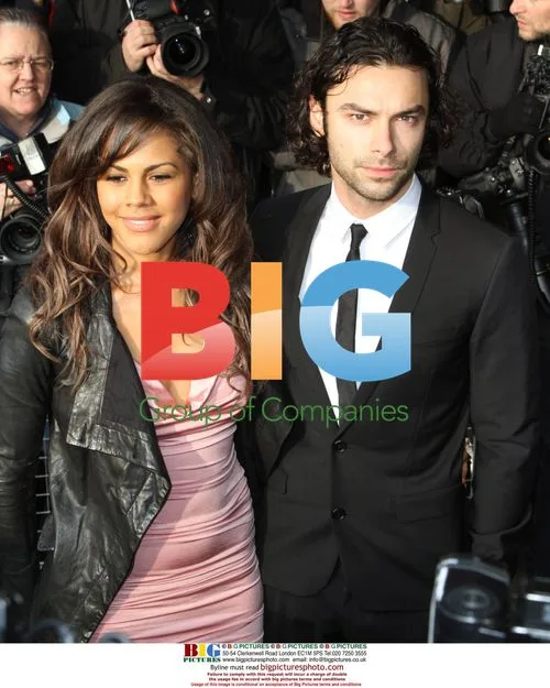Lenora Crichlow and Aiden Turner at South Bank Show Awards