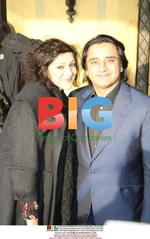 Meera Syal and Sanjeev Bhaskar at South Bank Show Awards
