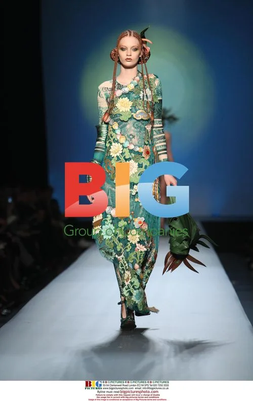 Arielle Dombasle in Jean Paul Gaultier Fashion Show