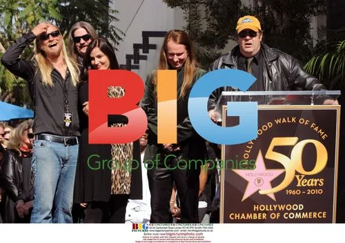 Roy Orbison Family at Hollywood Star Unveiling