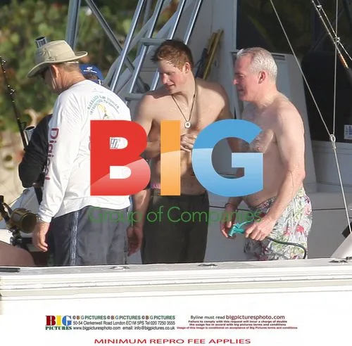 Prince Harry Fishing in Caribbean