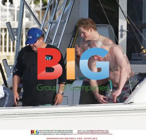 Prince Harry Fishing in Caribbean