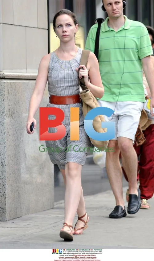 Barbara Bush Strolling in Greenwich Village
