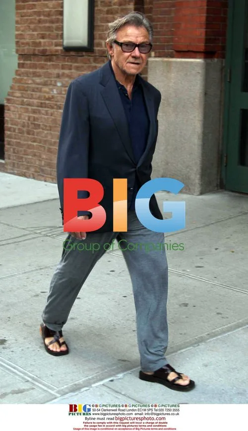 Harvey Keitel Strolls in NYC