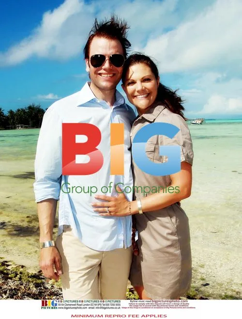 Crown Princess Victoria and Prince Daniel in Bora Bora
