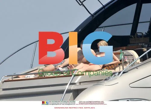 David Walliams and Lara Stone Vacation in France