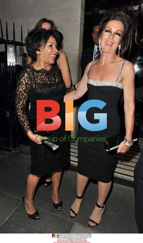 Dame Shirley Bassey and Lorraine Chase at Tramp Club