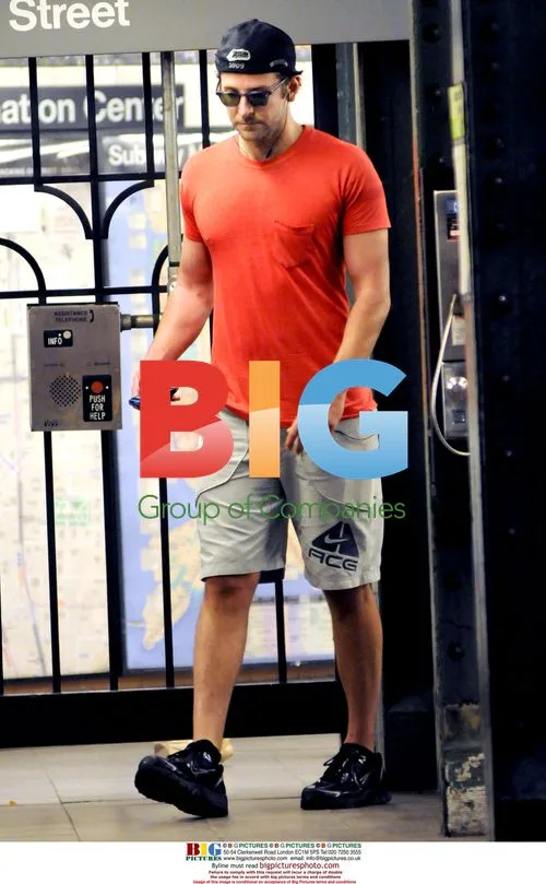 Bradley Cooper strolling through West Village