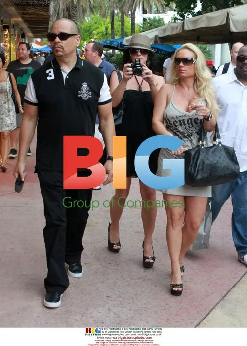 Ice T and Coco Lunch in Miami