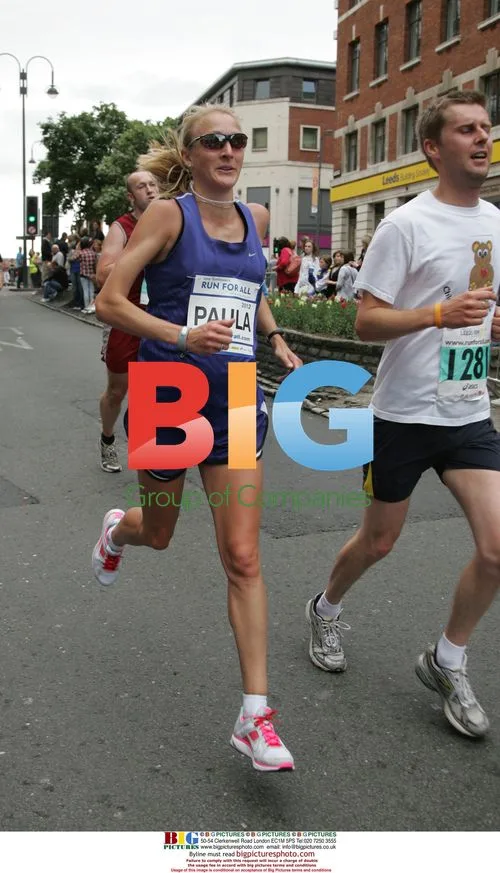 Paula Radcliffe at Leeds 10k Run