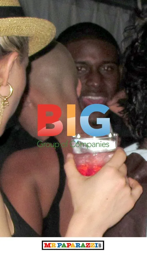Reggie Bush and Amber Rose at 4th of July Party