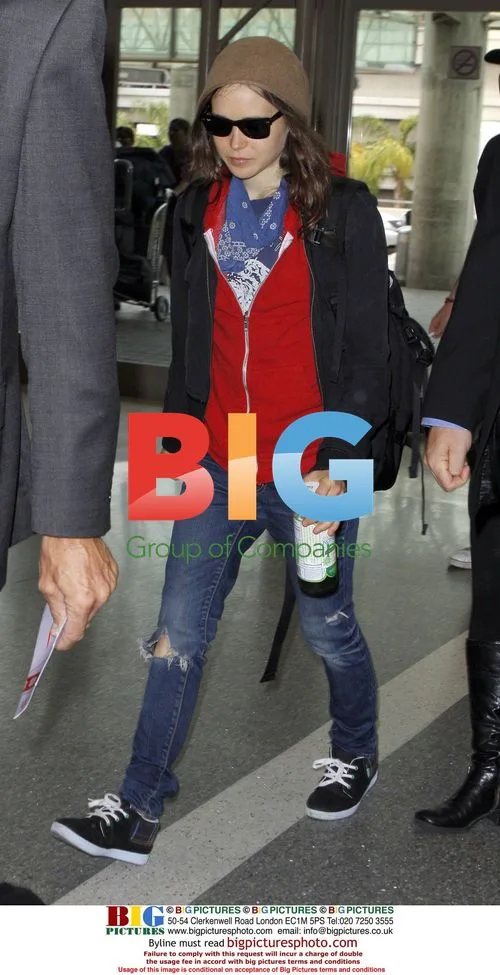 Ellen Page at LAX Airport