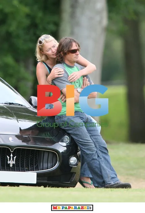 Jodie Kidd and Andrea Vianni at Polo Match