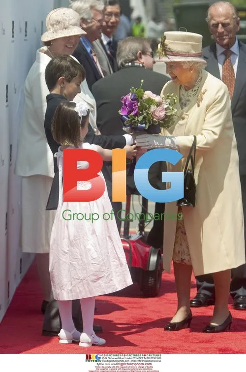 Queen Elizabeth Visits Pinewood Studios