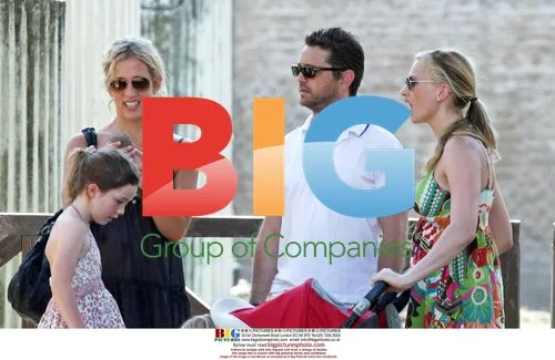 Jason Priestley Family Rome Visit