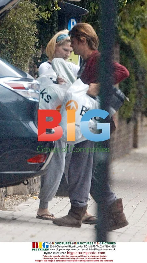Mark Owen looking tired in London