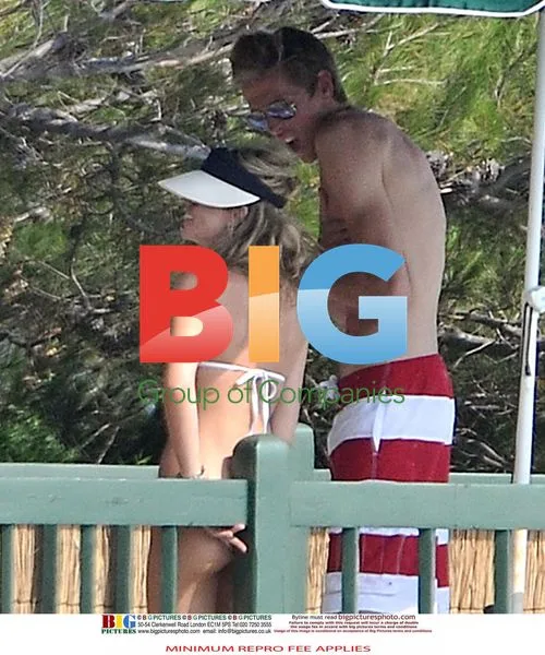 Peter Crouch and Abigail Clancy in France