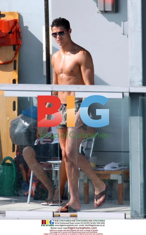 Cristiano Ronaldo Poolside in New York