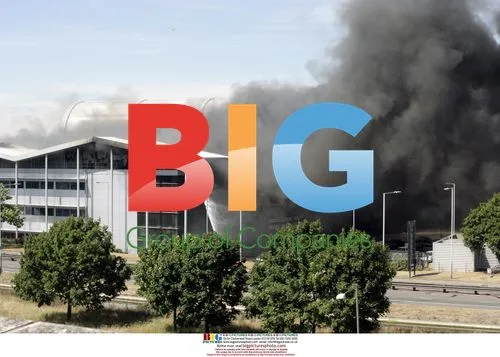 Service Building Fire at Heathrow Airport