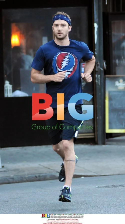 Justin Timberlake Jogging in NYC