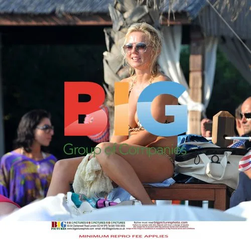 Geri Halliwell and Boyfriend Henry Beckwith in France