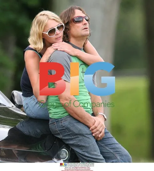 Jodie Kidd and boyfriend at polo match