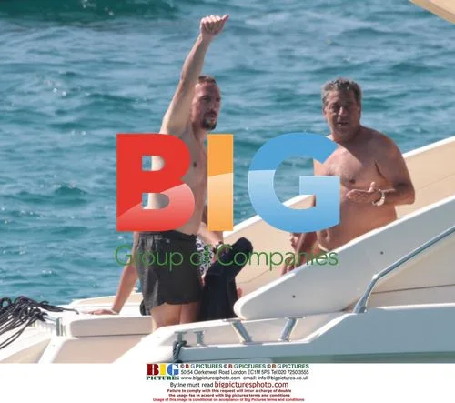 Franck Ribery with family in Spain