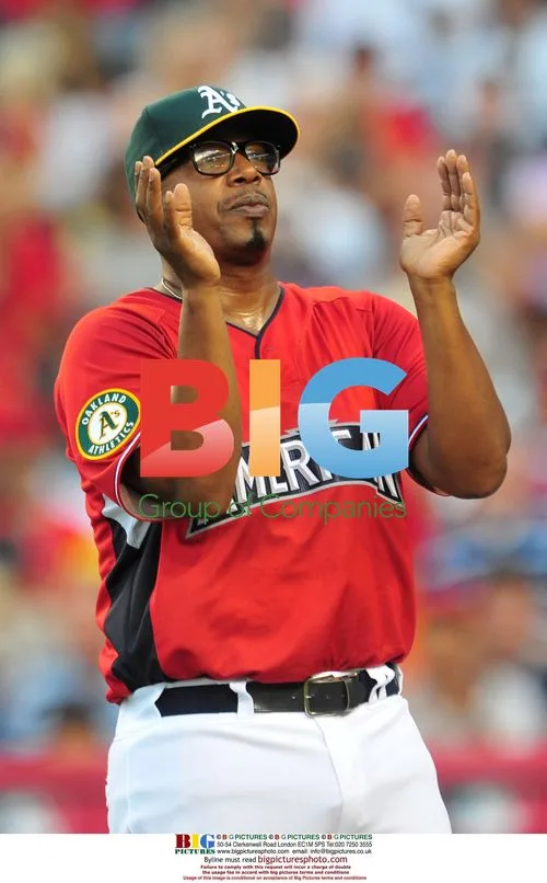MC Hammer at Celeb Softball Game