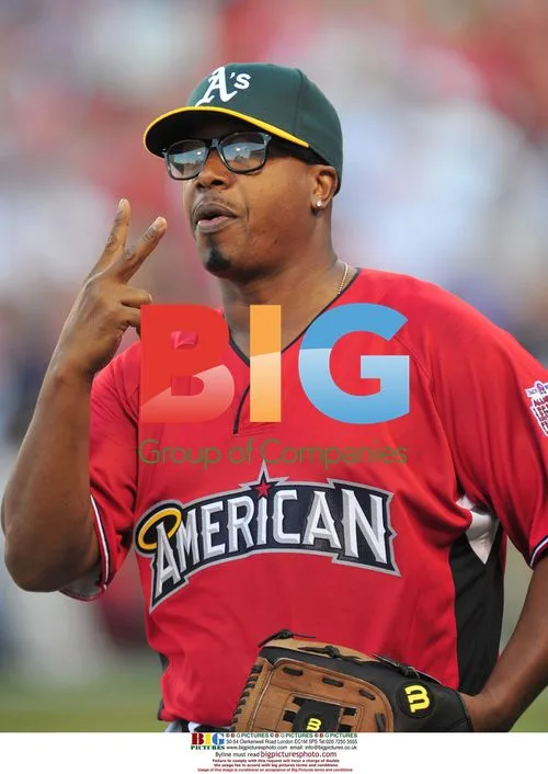 MC Hammer at Celebrity Softball Game