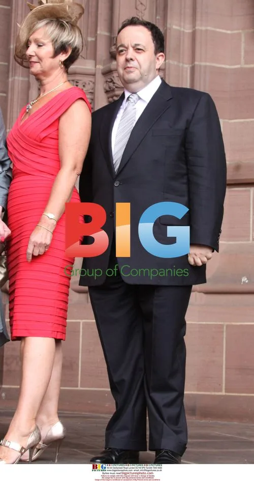Hugh Sachs and Kim Cattrall at Liverpool University