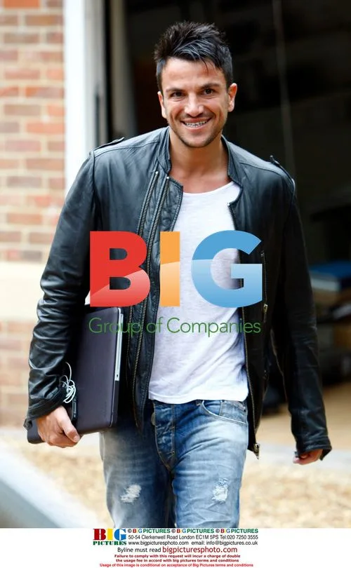 Peter Andre All Smiles in Surrey