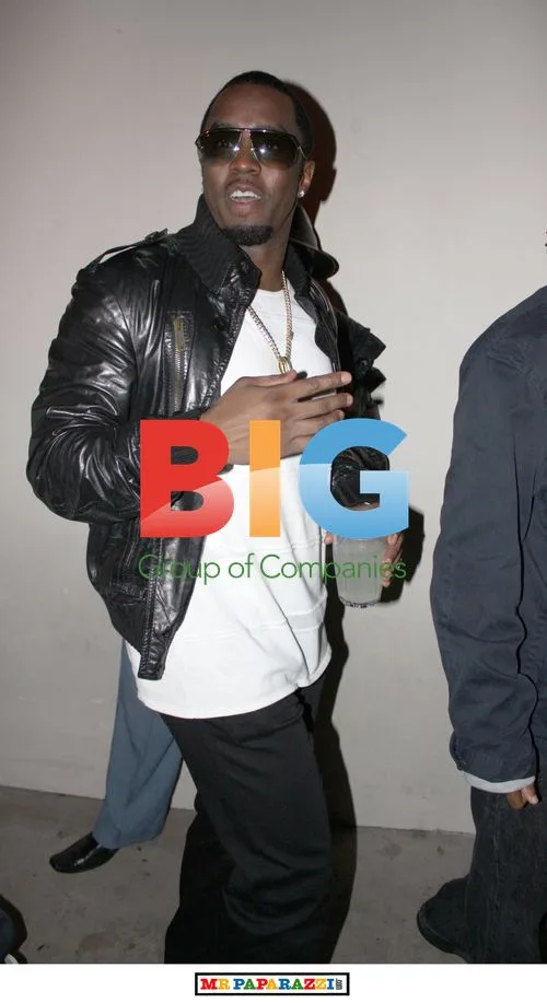 Diddy and Ray J at Diddy's Party