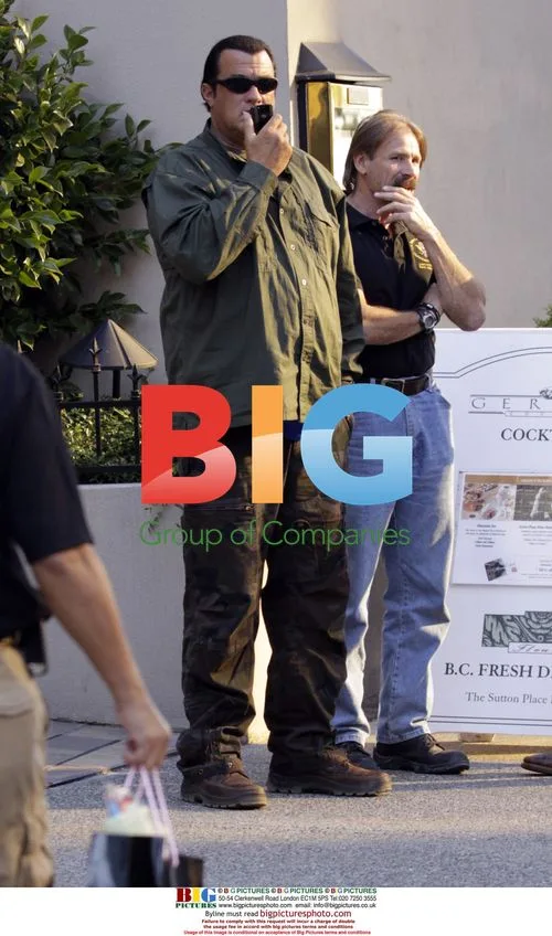 Steven Seagal on Set in Vancouver