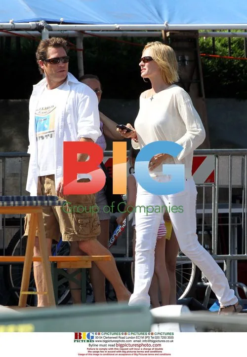 Uma Thurman, Arpad Busson Boat Ride at Clooney\'s Villa