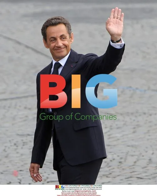 Sarkozy at Bastille Day Parade