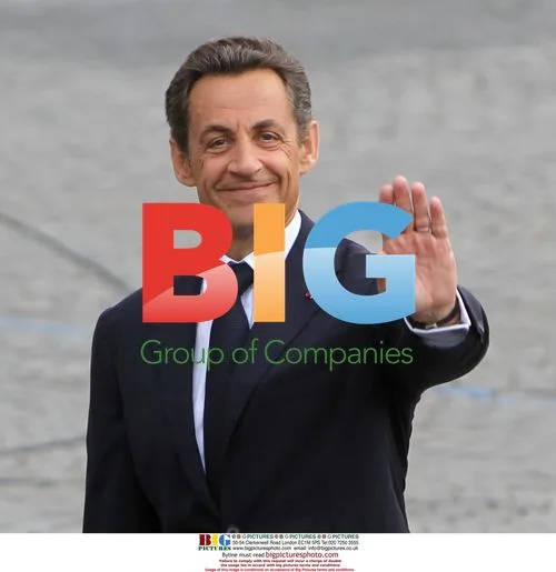 Sarkozy at Bastille Day Parade