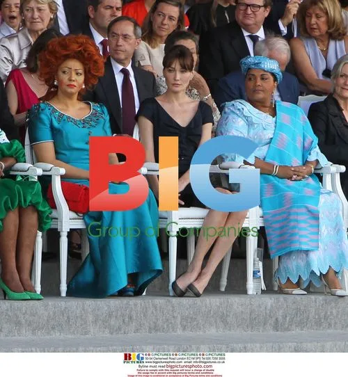 Sarkozy at Bastille Day Parade