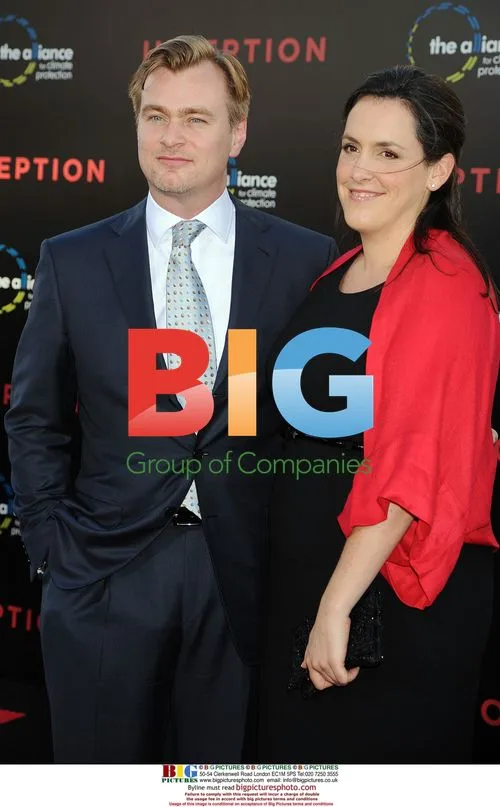 Nolan and Thomas at 'Inception' LA Premiere