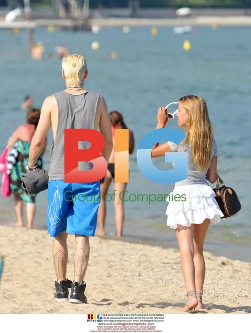 Jared Leto Enjoys Beach in Saint Tropez
