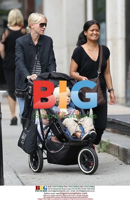 Naomi Watts steps out with sons