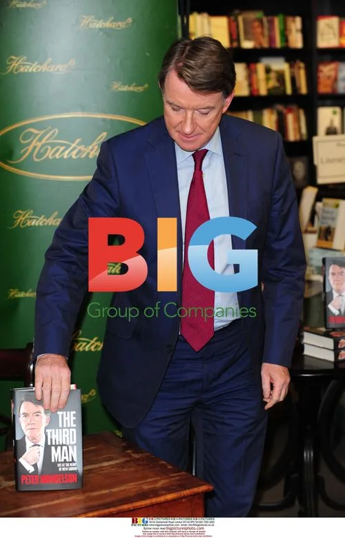 Lord Peter Mandelson book signing