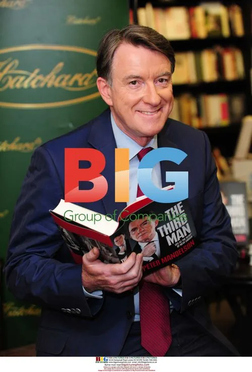 Lord Peter Mandelson Book Signing