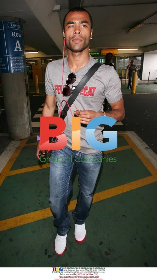 Ashley Cole at London Airport