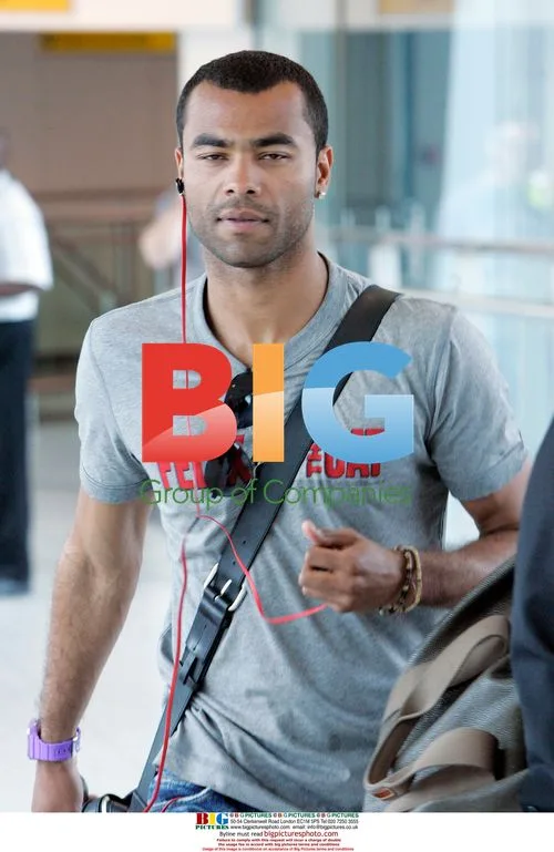 Ashley Cole at London Airport