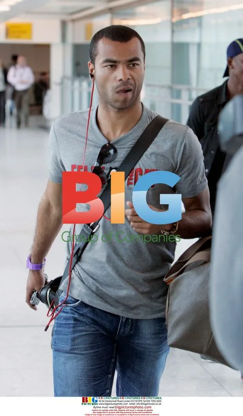 Ashley Cole at London Airport
