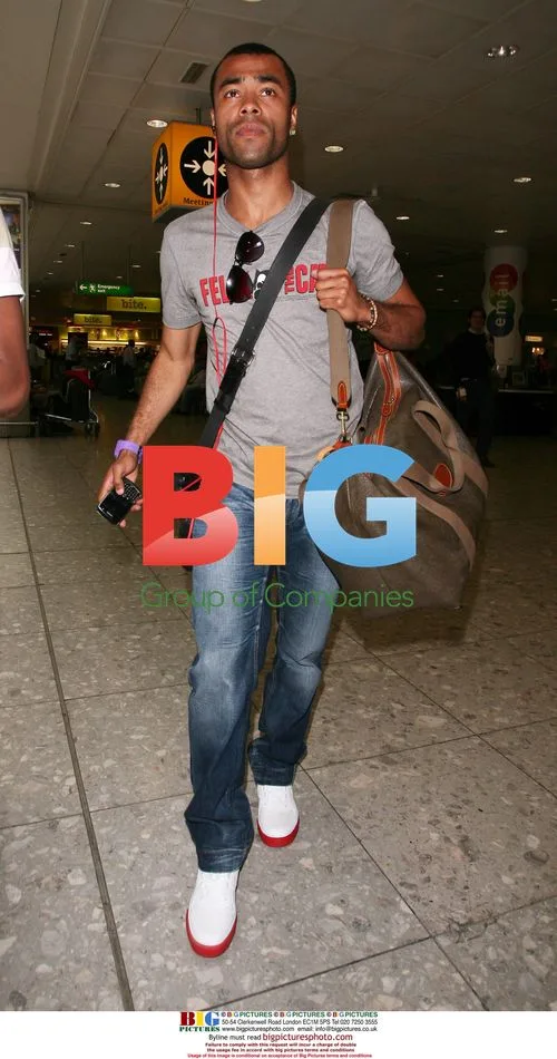 Ashley Cole Spotted at London Airport