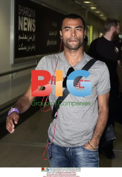 Ashley Cole at London Airport