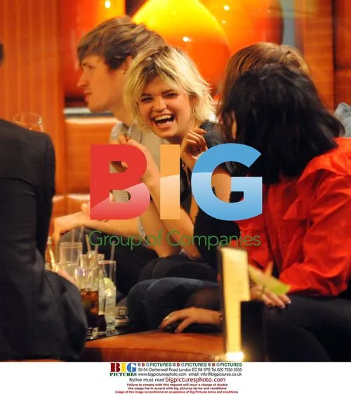 Peaches and Pixie Geldof party with Henry Holland and George Lamb