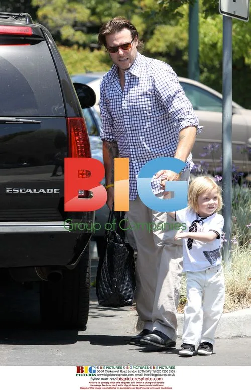 Liam Mcdermott family out in Pasadena